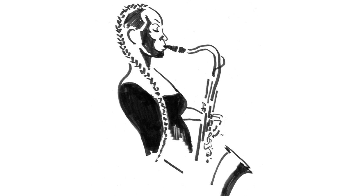 Bild på Exhibition opening: “A jazz solo in ink”