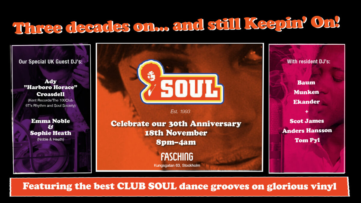 Bild på Club Soul 30 år